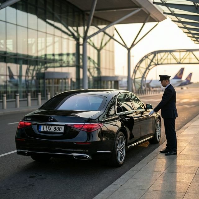 Premium airport transfer from Rome Fiumicino — private chauffeur meet and greet at arrivals